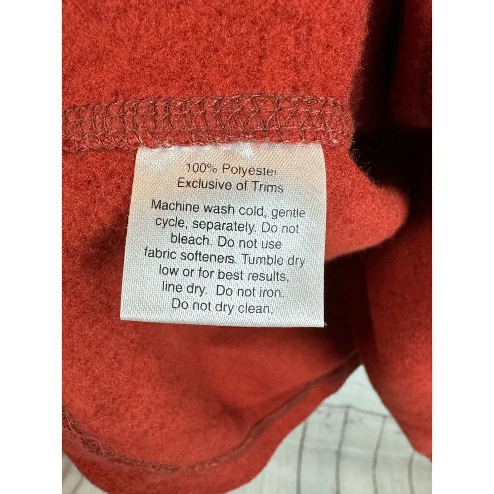 EDDIE BAUER brown terracotta 1/2 zip knit men's sweater pullover XL NWOT